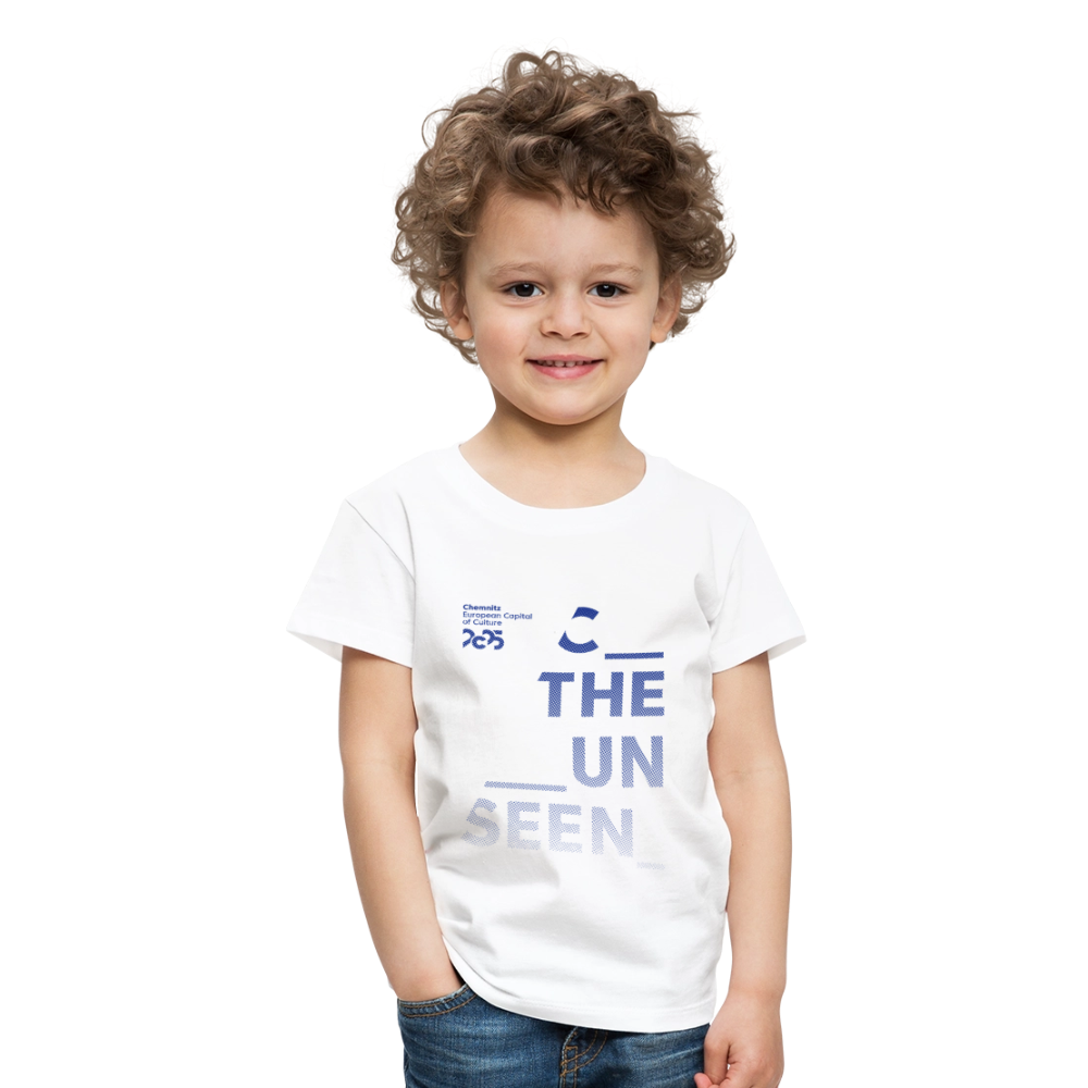 C the Unseen Verlauf - Kinder T-Shirt - Weiß