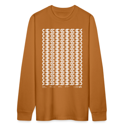 Stadthalle Vorderseite - Organic Unisex Longsleeve - Herbstorange