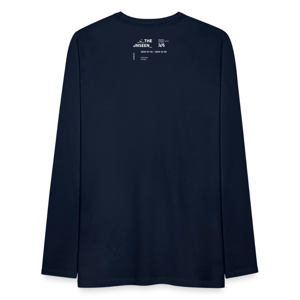 C the unseen - Unisex Longsleeve - Navy