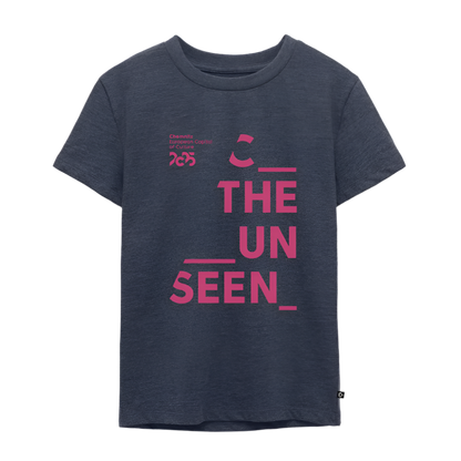 C the Unseen - Kinder T-Shirt rosa Druck - Jeansblau 