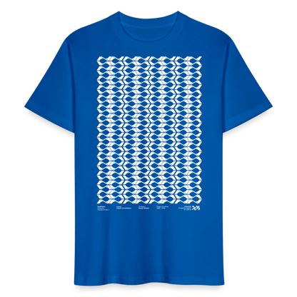 Stadthalle Vorderseite - Unisex Organic T-Shirt - Pfauenblau