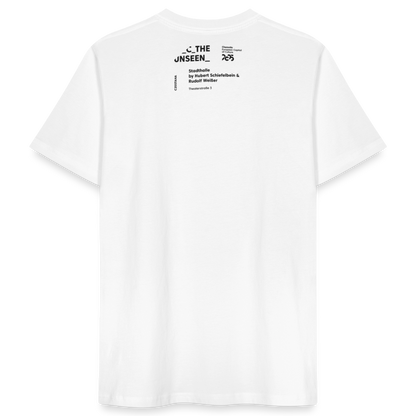 Stadthalle Vorderseite - Unisex Organic T-Shirt - Weiß