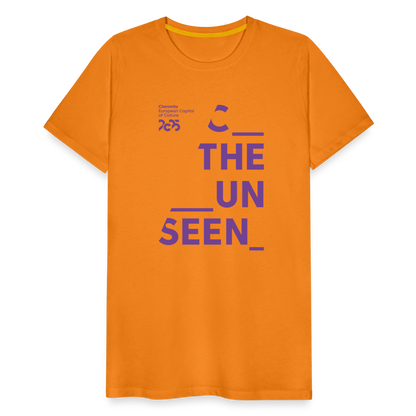 C the unseen Lila - Unisex Premium T-Shirt - Orange