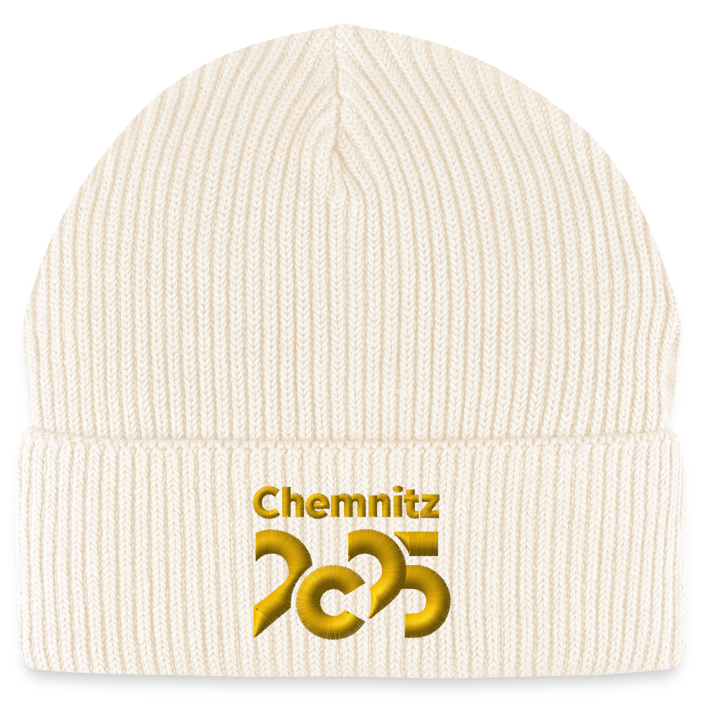 Chemnitz 2025 - Organic Wintermütze - Naturweiß