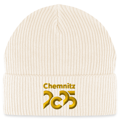 Chemnitz 2025 - Organic Wintermütze - Naturweiß