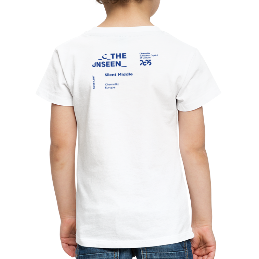 Silent Middle - Kinder T-Shirt - Weiß