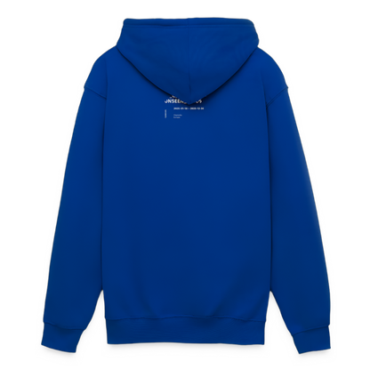 CTU Frame - blauer Hoodie weißer Druck - Königsblau