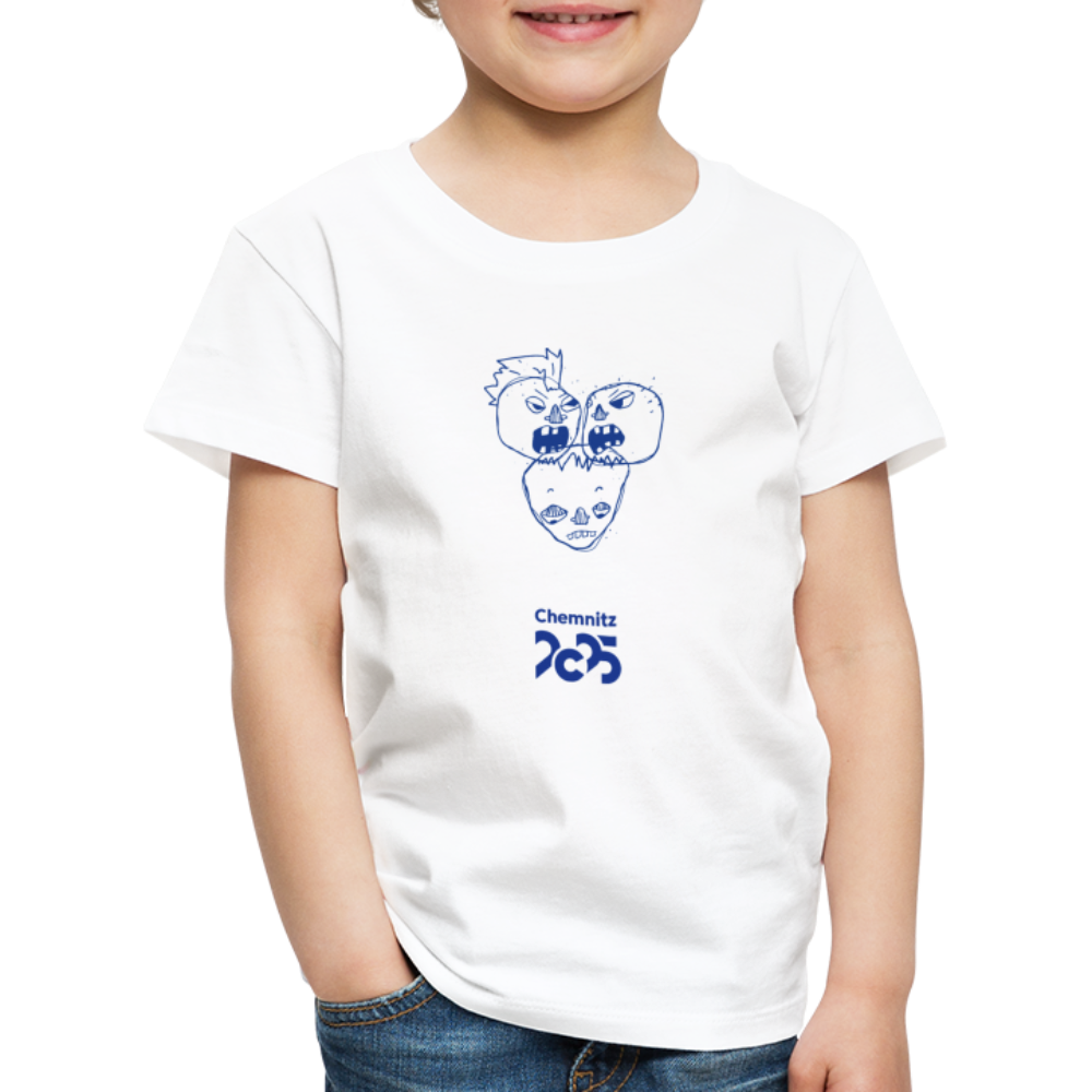 Silent Middle - Kinder T-Shirt - Weiß