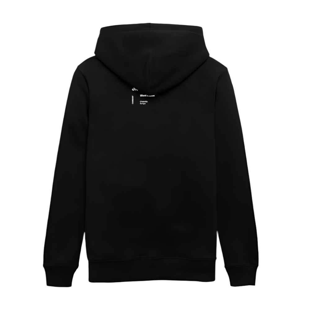 Silent Middle - Unisex Bio-Hoodie - Schwarz