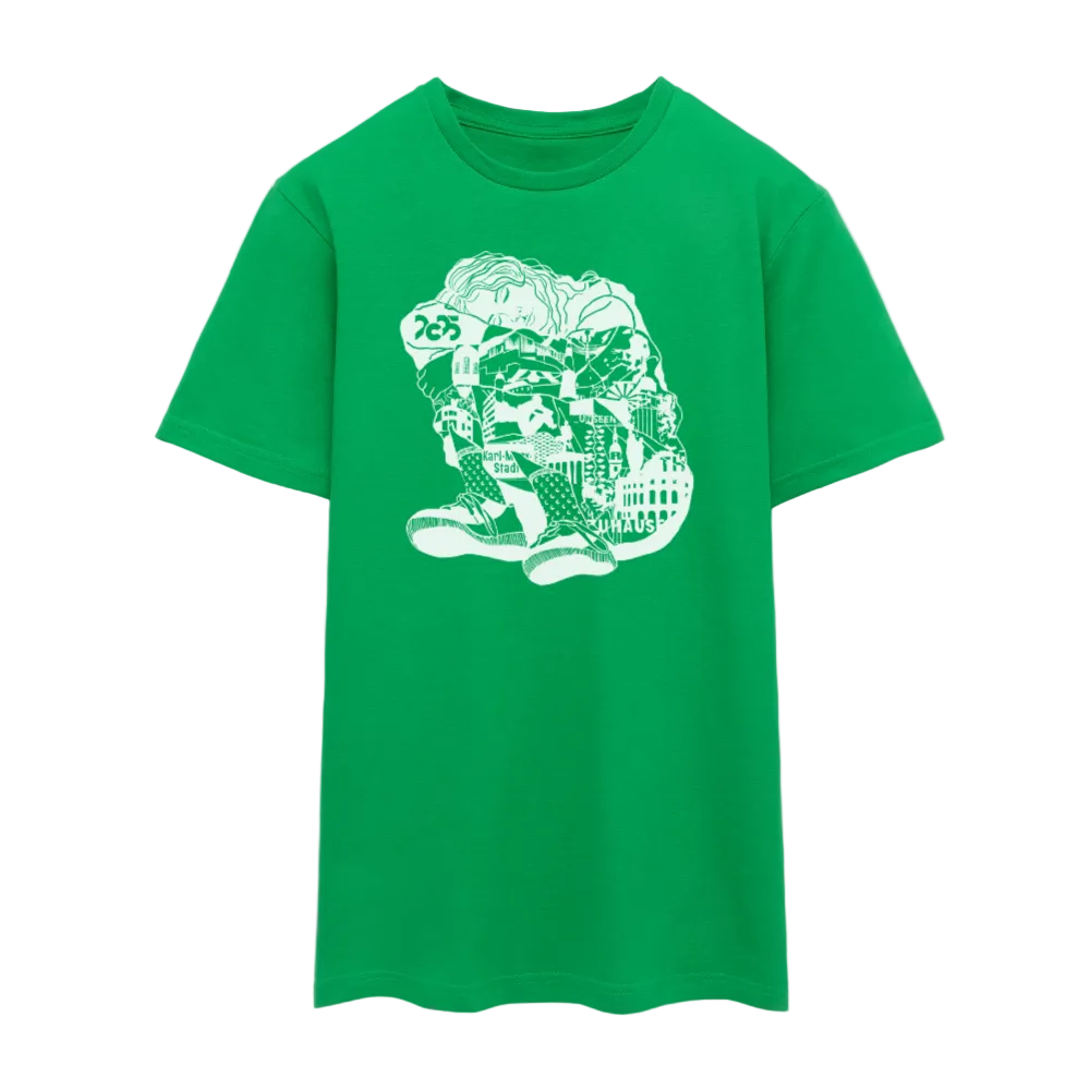 C The Dream - Unisex T-Shirt weißer Druck - Kelly Green