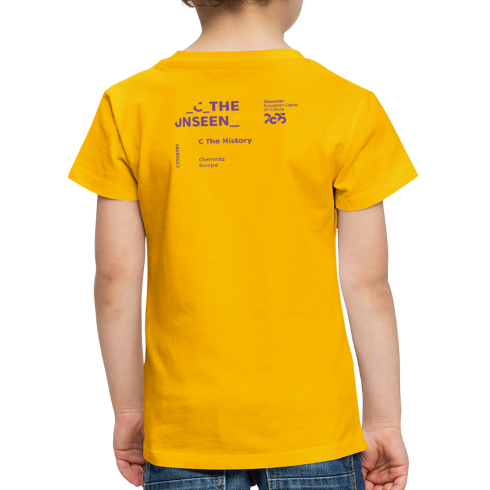 C the History - Kinder T-Shirt - Sonnengelb