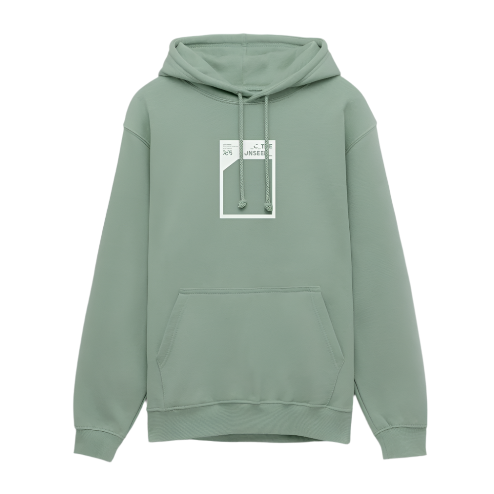 CTU Frame - Unisex Hoodie - Graugrün