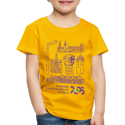 C the History - Kinder T-Shirt - Sonnengelb