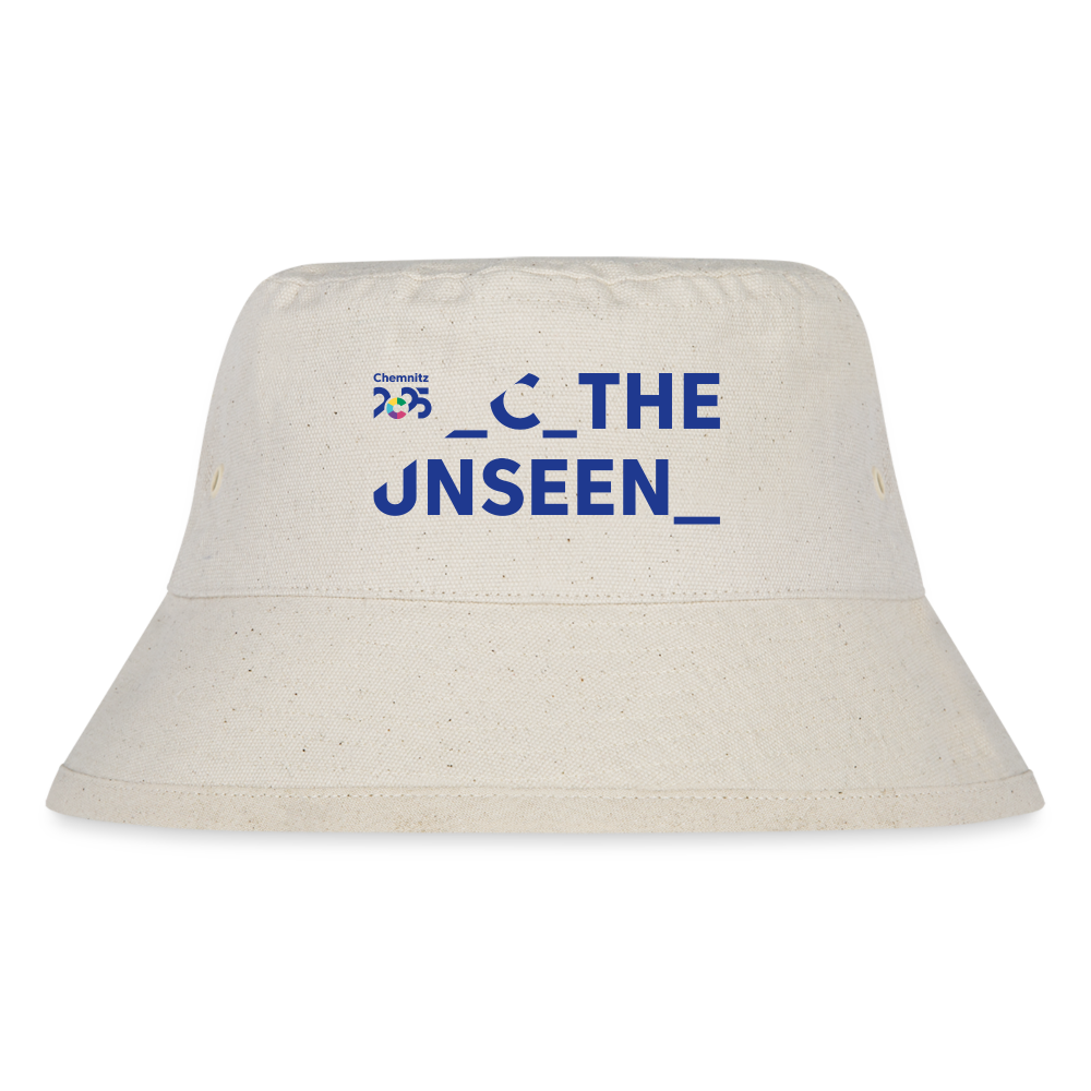 C the Unseen - Organic Bucket Hat - Naturweiß