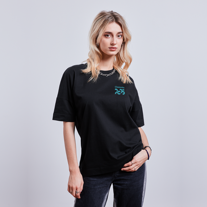 C the Unseen - Unisex Oversize Organic T-Shirt - Schwarz