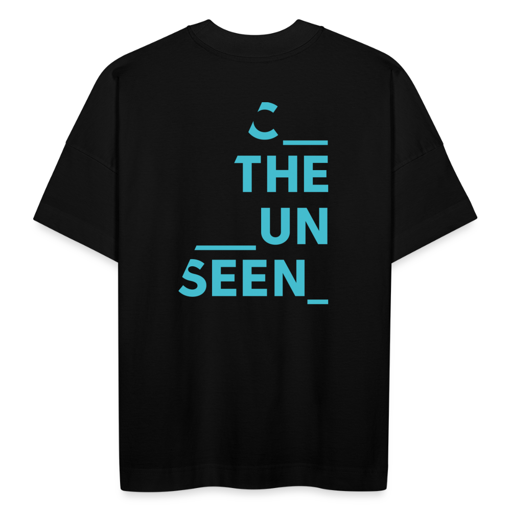 C the Unseen - Unisex Oversize Organic T-Shirt - Schwarz