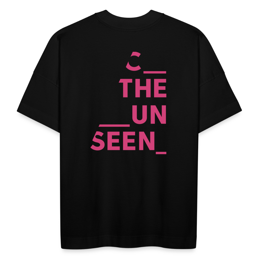 C the Unseen - Unisex Oversize Organic T-Shirt - Schwarz