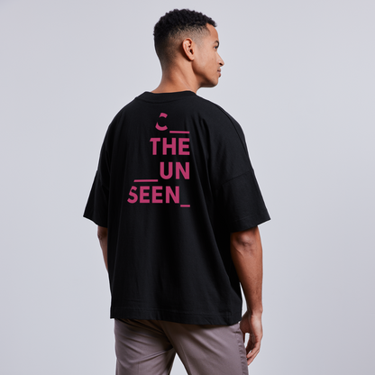 C the Unseen - Unisex Oversize Organic T-Shirt - Schwarz