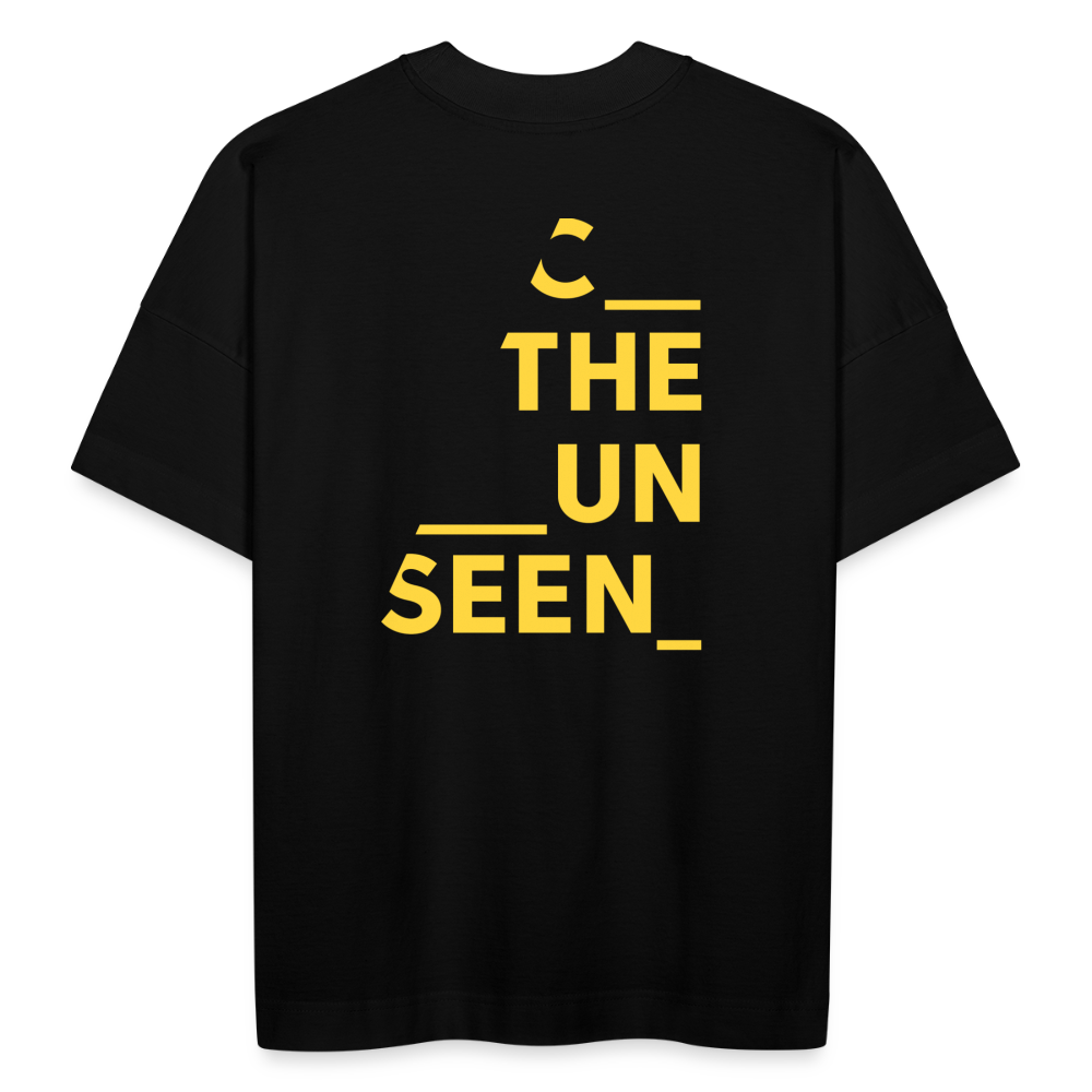 C the Unseen - Unisex Oversize Organic T-Shirt - Schwarz