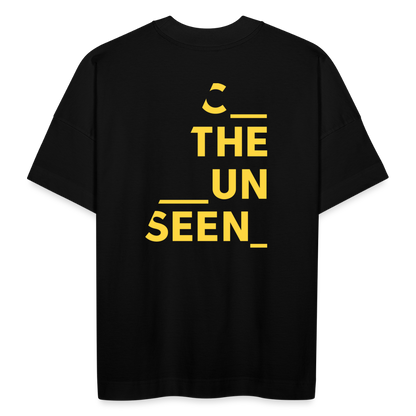 C the Unseen - Unisex Oversize Organic T-Shirt - Schwarz