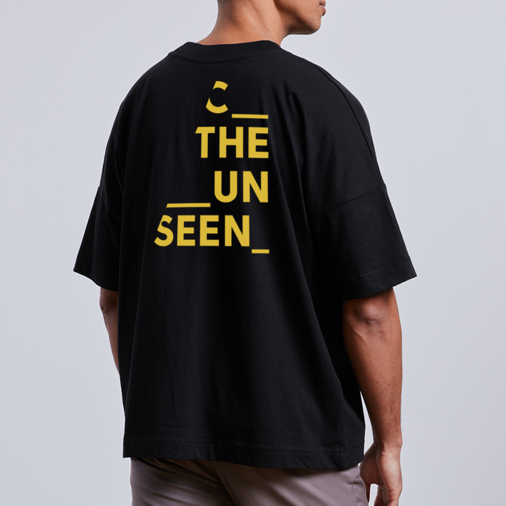 C the Unseen - Unisex Oversize Organic T-Shirt - Schwarz