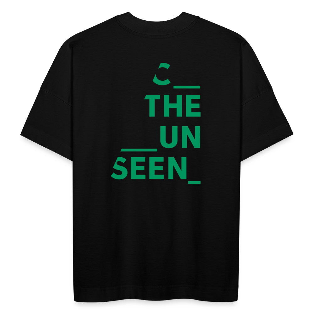 C the Unseen - Unisex Oversize Organic T-Shirt - Schwarz