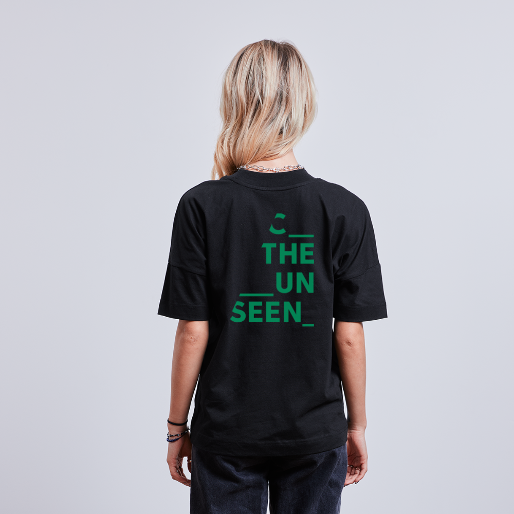 C the Unseen - Unisex Oversize Organic T-Shirt - Schwarz