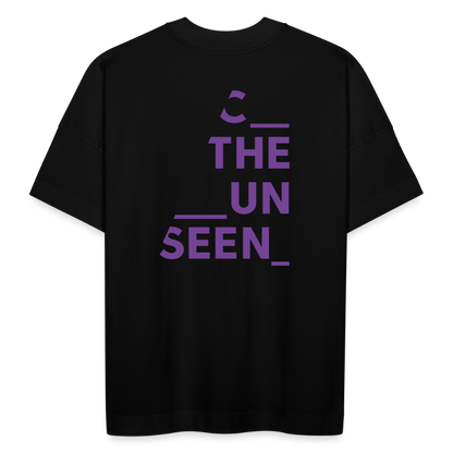 C the Unseen - Unisex Oversize Organic T-Shirt - Schwarz