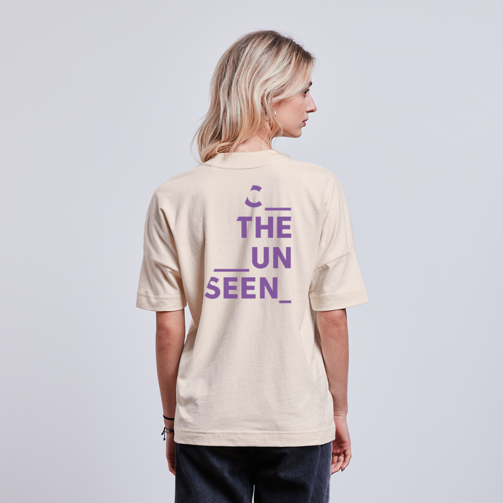 C the Unseen - Unisex Oversize Organic T-Shirt - Naturweiß