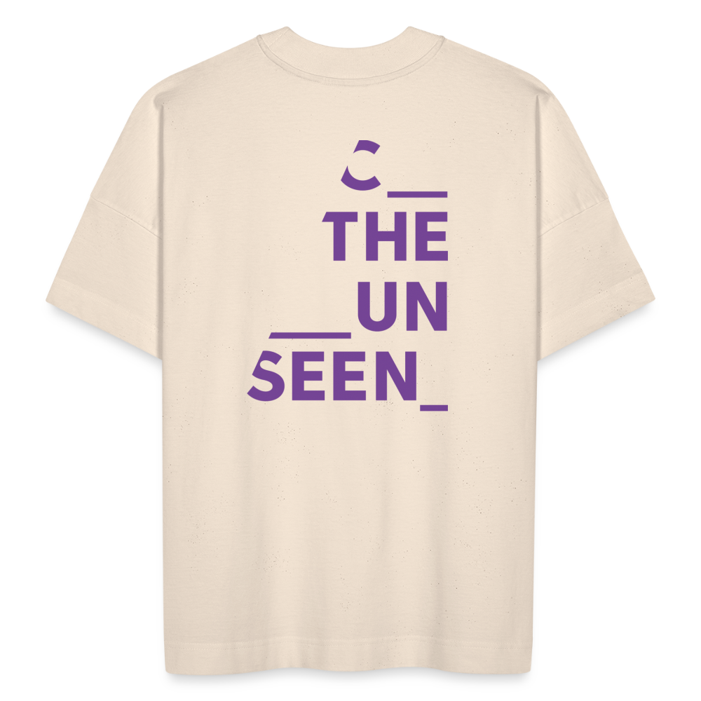 C the Unseen - Unisex Oversize Organic T-Shirt - Naturweiß