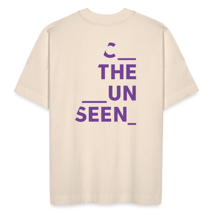 C the Unseen - Unisex Oversize Organic T-Shirt - Naturweiß